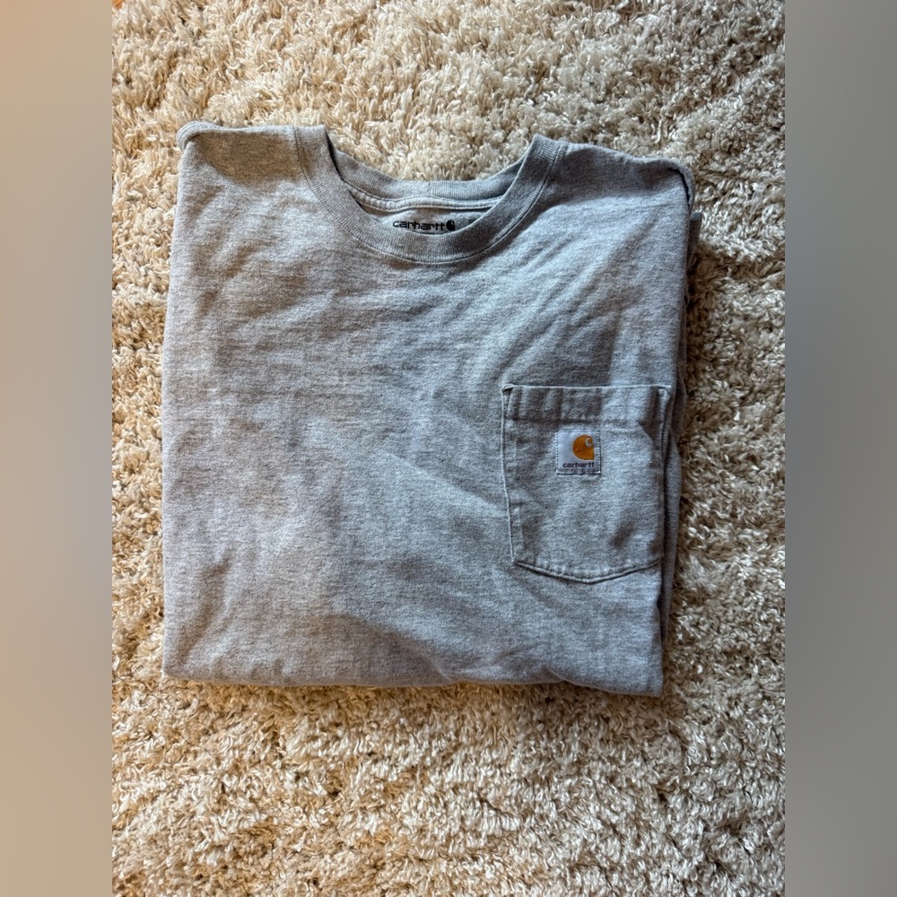 Carhartt Men's Heather Gray Short Sleeve Tee